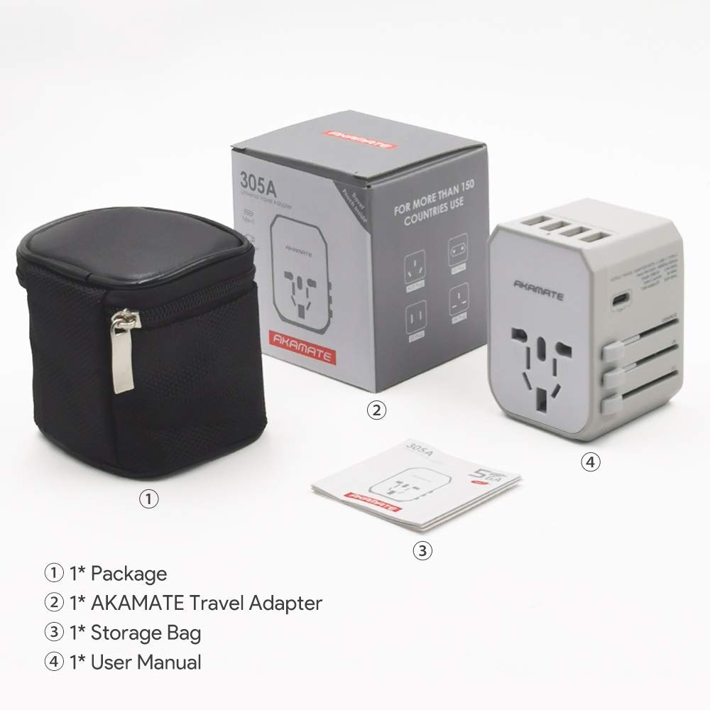 all in one travel adaptor