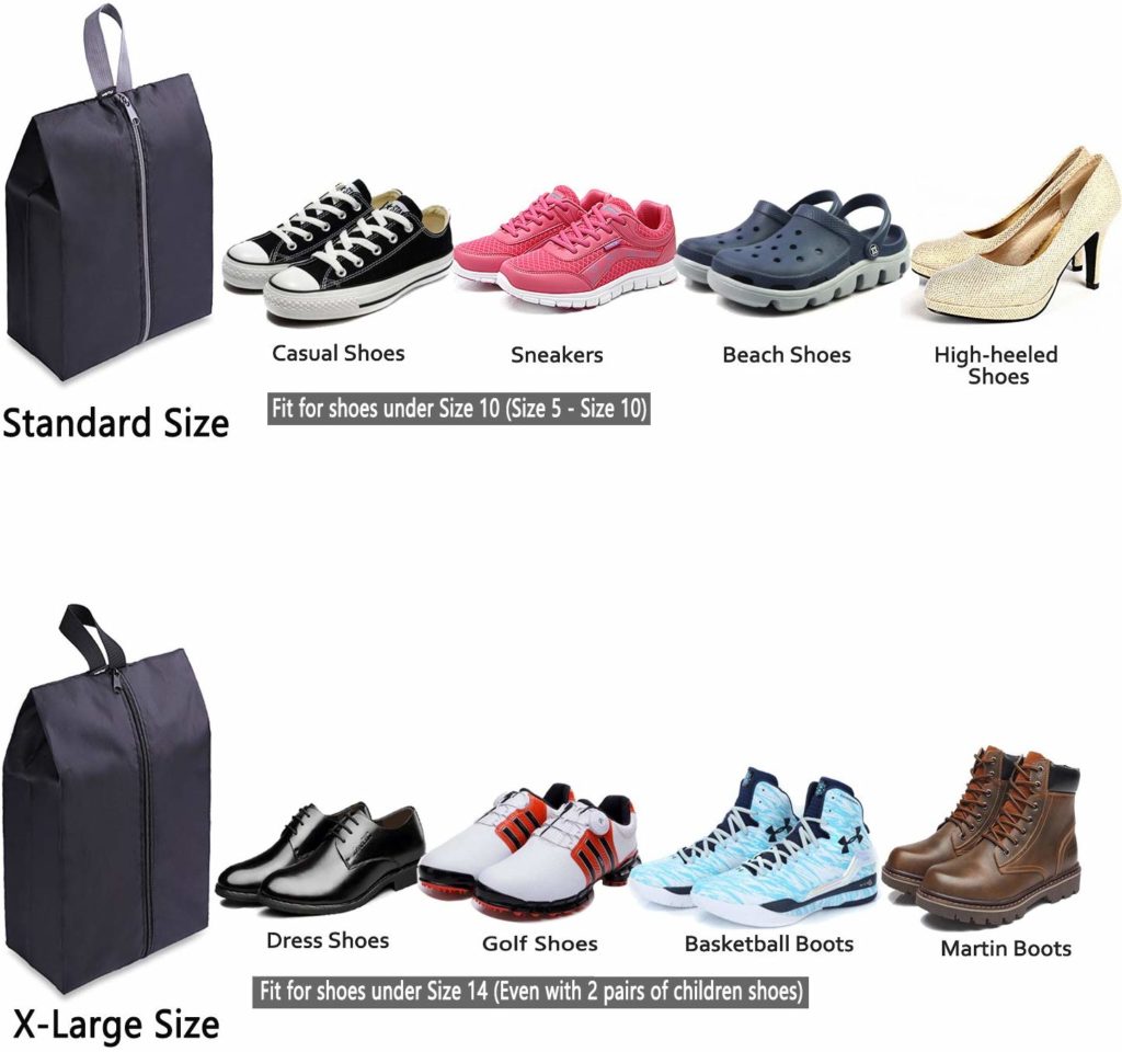 Practical travel gifts: shoe bag set