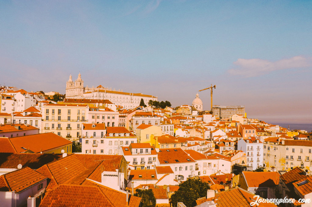 View of Lisbon in Winter