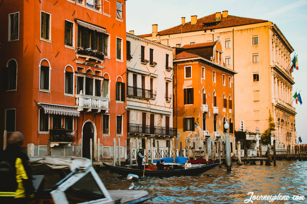 A visual journey to Venice - boats on the water