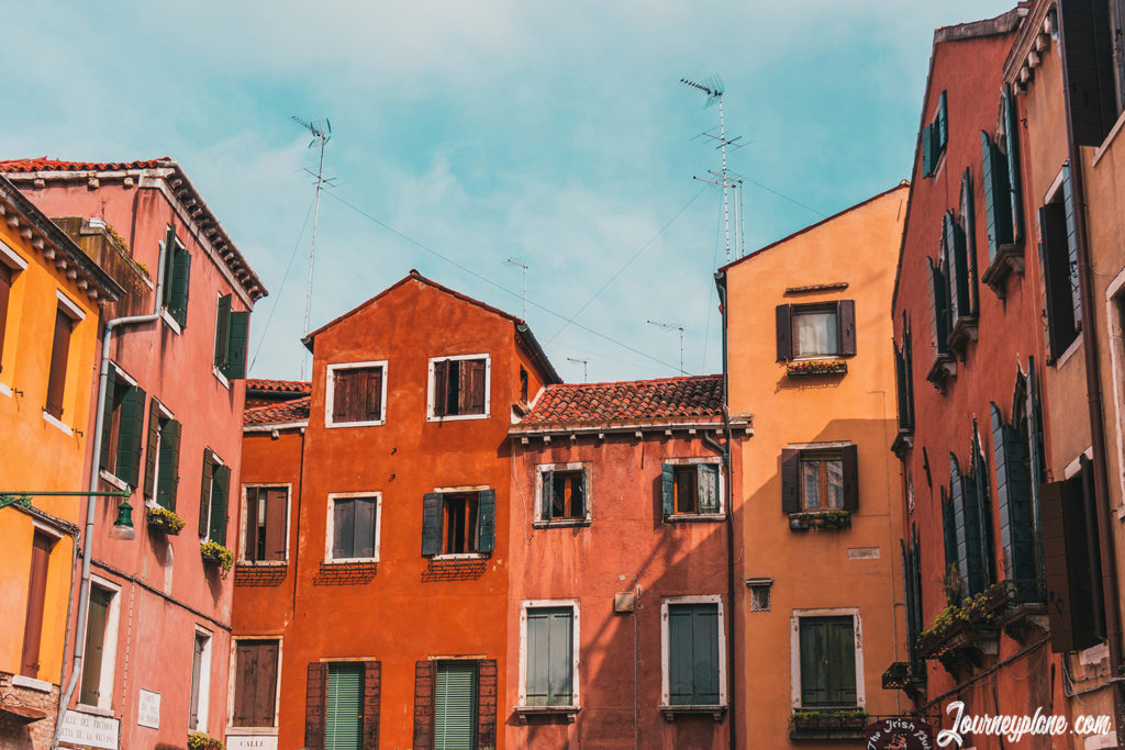 Colorful Houses in Venice